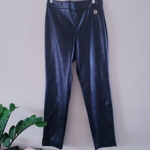 MICHAEL Michael Kors NWOT Hr Faux  Leather Legging - Black S MSRP $110 USD